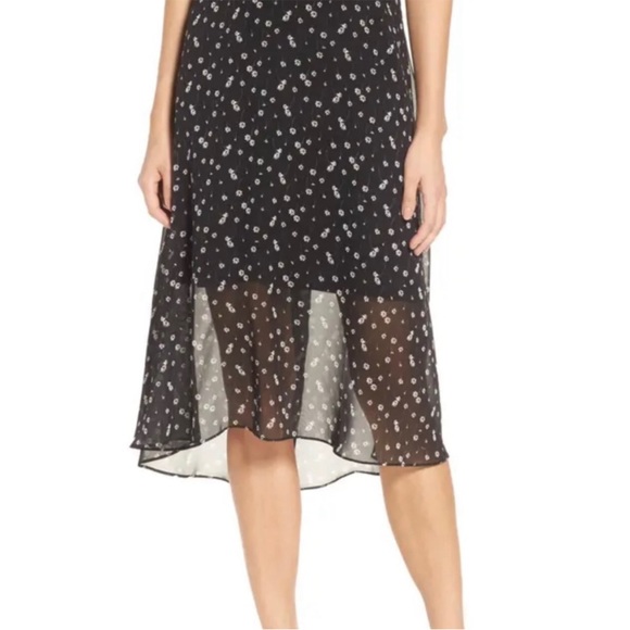 Lost + Wander Size L Daisy Print Sheer Dress NWOT - Picture 8 of 9